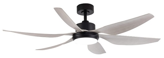 FANCO HELI 56 Inch DC Motor Ceiling Fan - Madeira Color